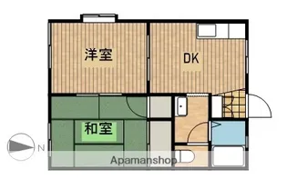 ロワイムMIWA【1階】の間取り