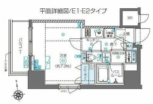 ZOOM東新宿【12階】の間取り