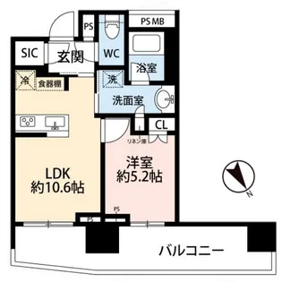 パークコート赤坂檜町ザタワー【8階】の間取り