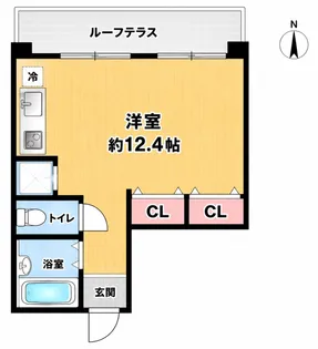 ソレイユ武庫【5階】の間取り