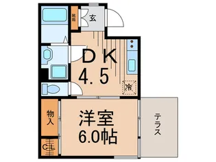 東部不動産第2マンション【1階】の間取り