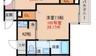 グラウハイム【2階】の間取り