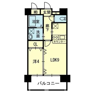 KOHEN No.2ビル【9階】の間取り