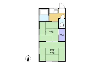 ふじみ荘【1階】の間取り