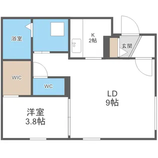 WTB南17【2階】の間取り