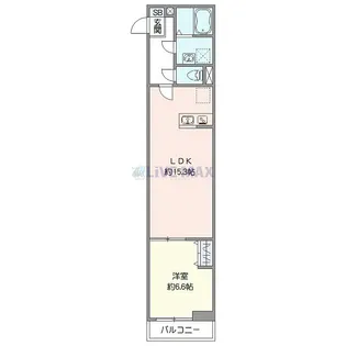 エクセラン柴崎町【2階】の間取り