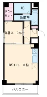 ティーブロッサム【5階】の間取り