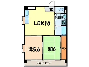 レスカール一番町の間取り