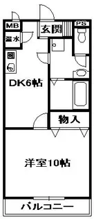 グリーンヒル7【1階】の間取り