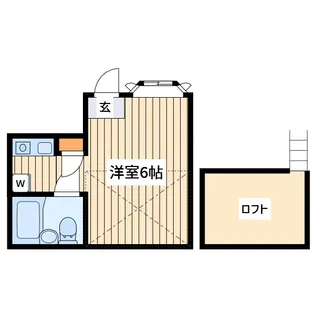 カノン日吉【2階】の間取り