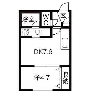 ELLE南麻生 (エル南麻生)【1階】の間取り
