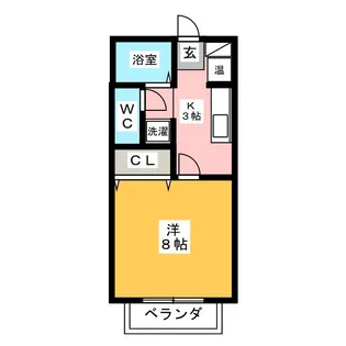 サン・friends東浜井【2階】の間取り