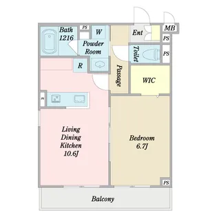 ヴィラローザ【3階】の間取り