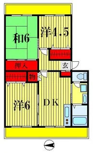 プロミネント馬橋【2階】の間取り