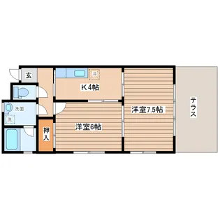 メゾンアムール【2階】の間取り