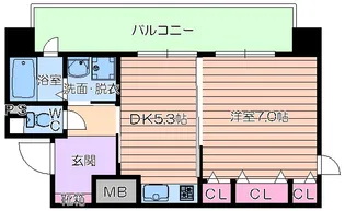 ノートアール107【3階】の間取り