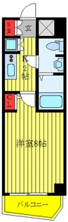 メインステージ田端参番館【8階】の間取り