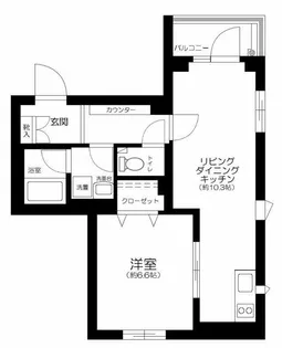 リテラス目黒三丁目【1階】の間取り