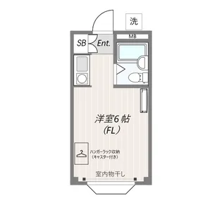 コンフォート大岩【3階】の間取り