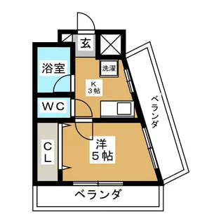 スノーベル豊町【5階】の間取り