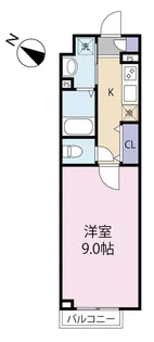 ブライト南浦和【2階】の間取り