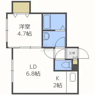 ハイマット【5階】の間取り
