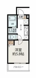 メゾンドシエル【2階】の間取り