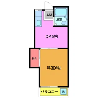 椎橋ハイツ【1階】の間取り