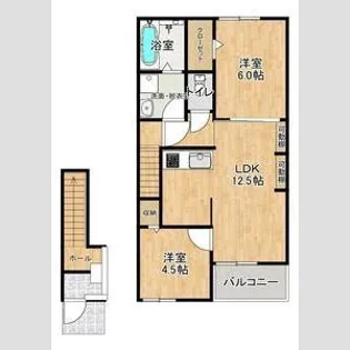 AFC RESIDENCE 小沢渡A【2階】の間取り