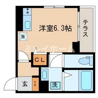 デアグランツ【3階】の間取り
