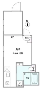Arpege grande 高円寺【3階】の間取り