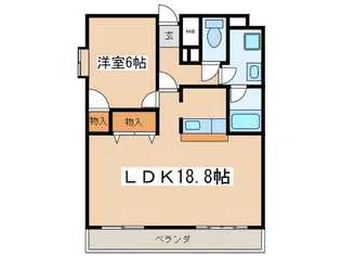グランドエンブレム秦野【4階】の間取り
