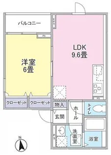 フォルトナ【1階】の間取り