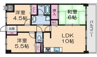メゾン・ラ・フォーレ【4階】の間取り