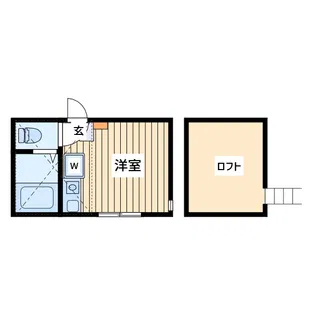 ユナイト大口インクルーシブ【1階】の間取り