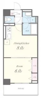 グリュックス クレー【2階】の間取り