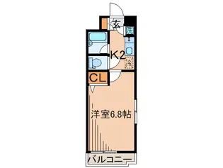クロスレジデンス蒲田の間取り