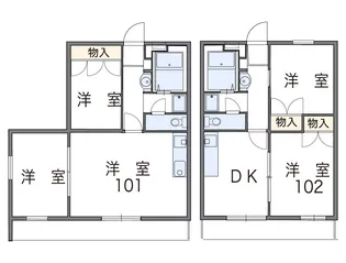 WAKA【1階】の間取り