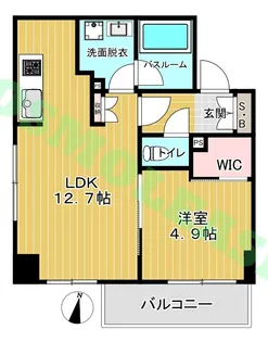 東京都品川区西五反田4【マンション】の間取り