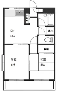 ヴェリテ石神井台【1階】の間取り