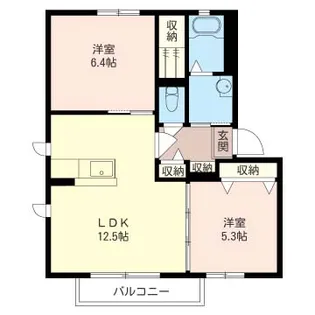 ShaMaison ジューヴェB【2階】の間取り