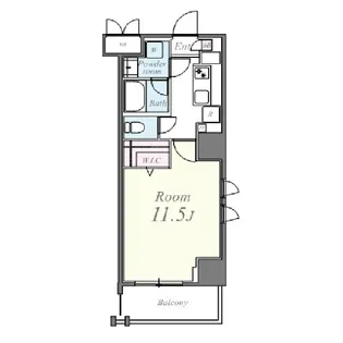 グランドール文京【7階】の間取り