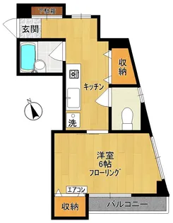 Castle Sky・E【1階】の間取り