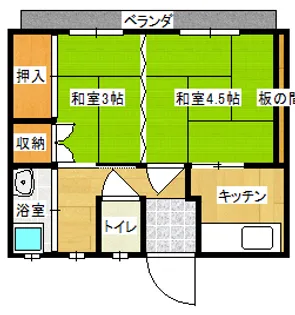 青葉館【2階】の間取り