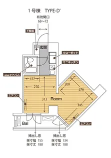 カレッジタウン【9階】の間取り