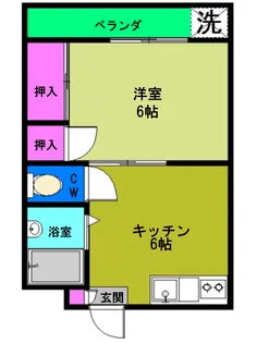 コーポラス和【3階】の間取り