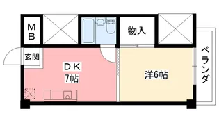 兵庫県西宮市上甲子園1【マンション】の間取り