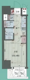 愛知県名古屋市中区大須2【マンション】の間取り