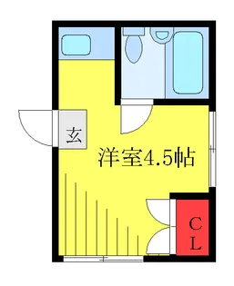 ワイズ フラット【1階】の間取り