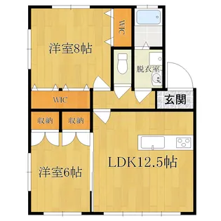 フルマークス【1階】の間取り